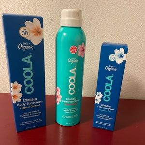 COOLA Classic Organic Sunscreen - 3 New Products